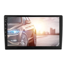 Ультра тонкий 10 дюймов двойной 2Din 1080 P Сенсорное Зеркало Link автомобильный стерео радио с Android рулевое колесо управления