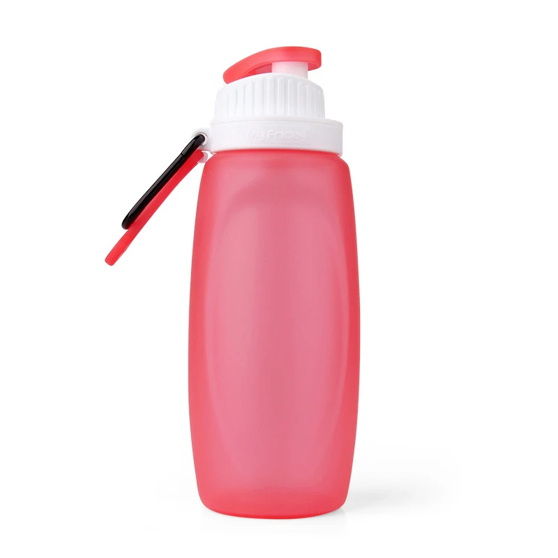 Креативная Складная Силиконовая бутылка для воды 320 мл экологически чистая