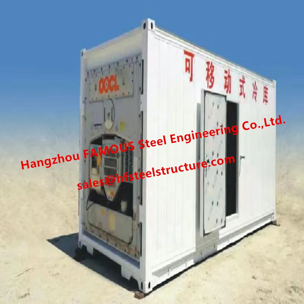 Movable Cold Storage Polyurethane Core Metal Panel Decoration Portable Chilled Container Application In Chain | Обустройство дома