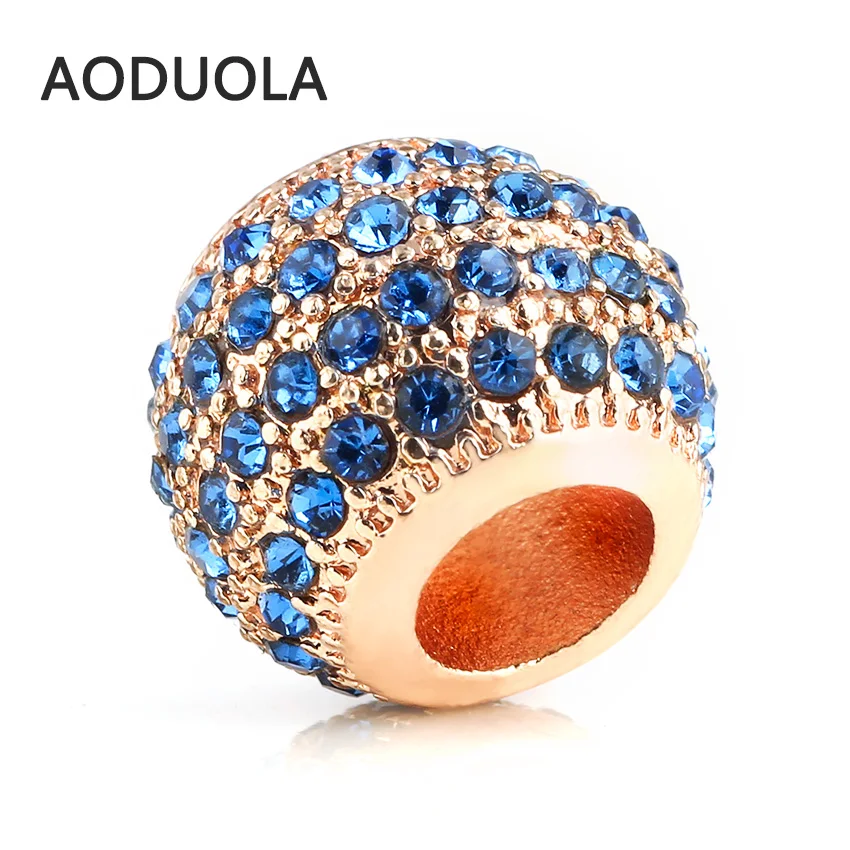 Золотистые круглые бусины стразы металлический разделитель сделай сам