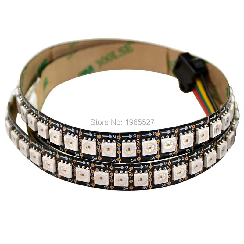 5 в 144 светодиодный s/m HD107S пиксель RGB Светодиодная лента 6Pin 5050 SMD Встроенный