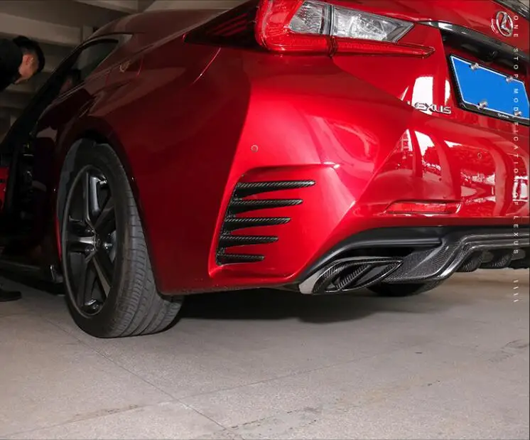 Стайлинга автомобилей углеродного волокна внутренняя Mousewriting доска Накладка для Lexus RC200 300 350 RC F SPORT