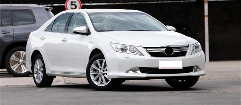Автомобиль мигает 2 шт DRL для Toyota Camry 2012 2013 дневные ходовые огни Противотуманные фары крышка 12 в дневной свет с желтой сигнальной лампой
