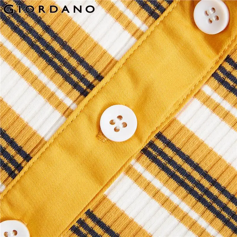 Giordano женское поло женские толстовки контрастного цвета мужской пуловер Женский