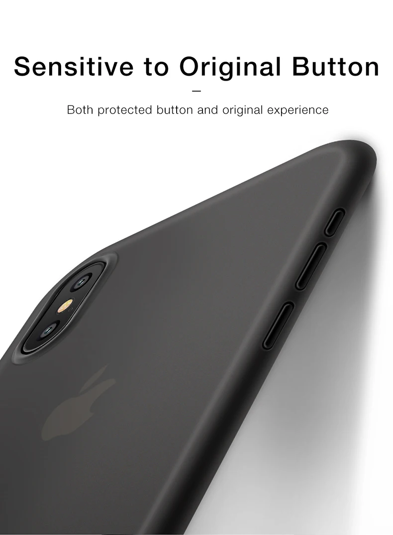 Cafele чехол для телефона для iPhone X ультра тонкий чехол матовый Жесткий PP на iPhone X 10 для телефона Задний защитный чехол s