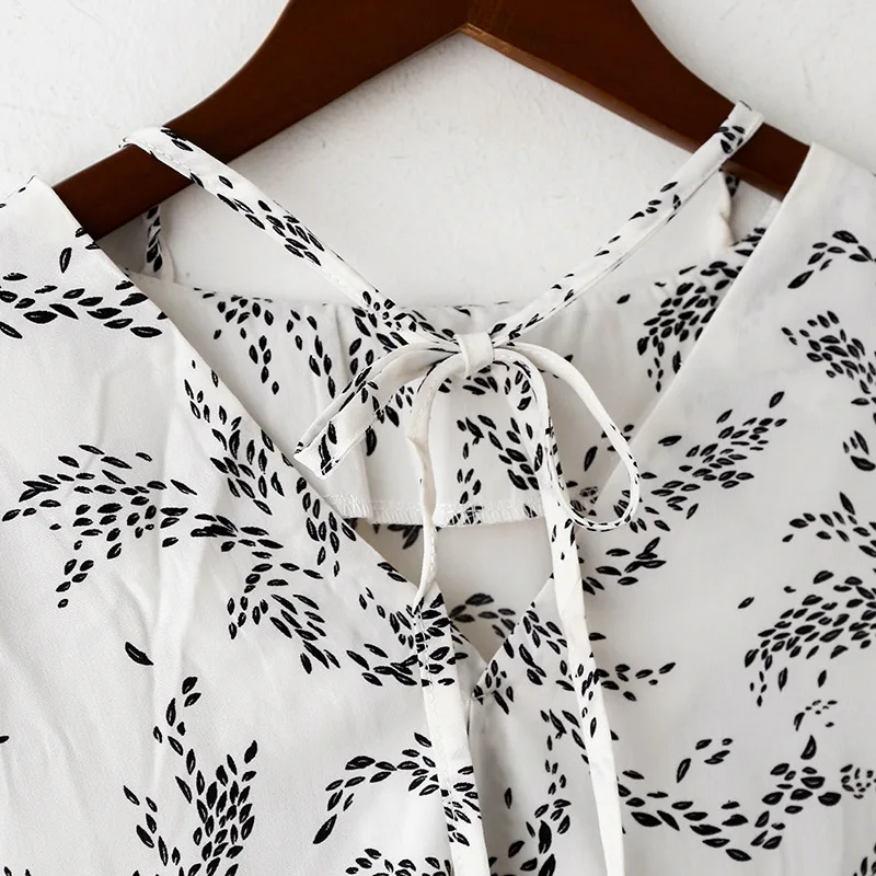 Платье GOPLUS женское винтажное летнее шифоновое платье с рукавом-колокольчиком и