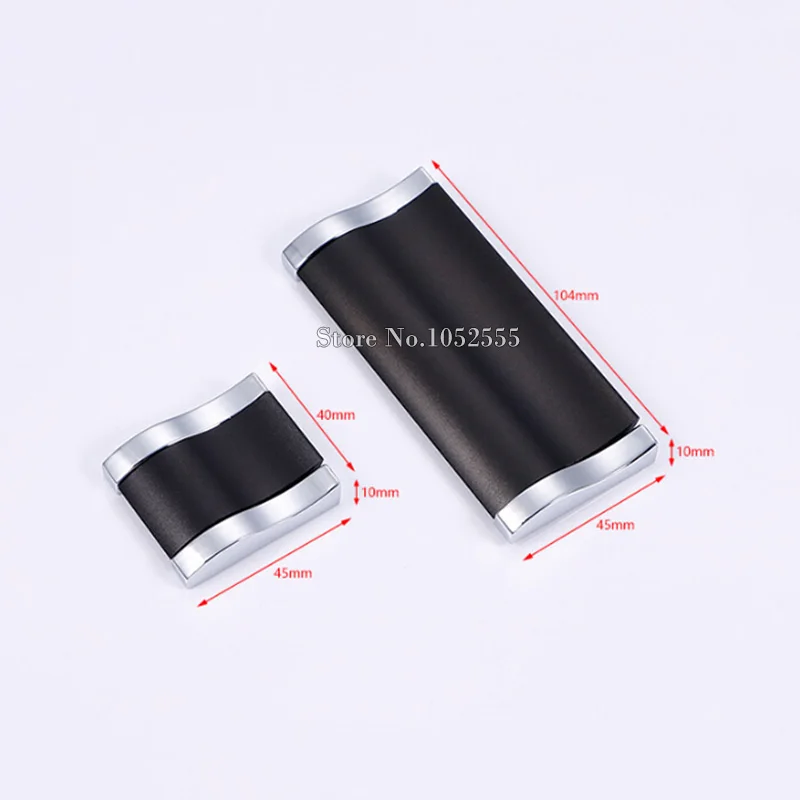 Top Design 5 шт. ручка скрытого ящика из цинкового сплава кухонный шкаф/дверная для