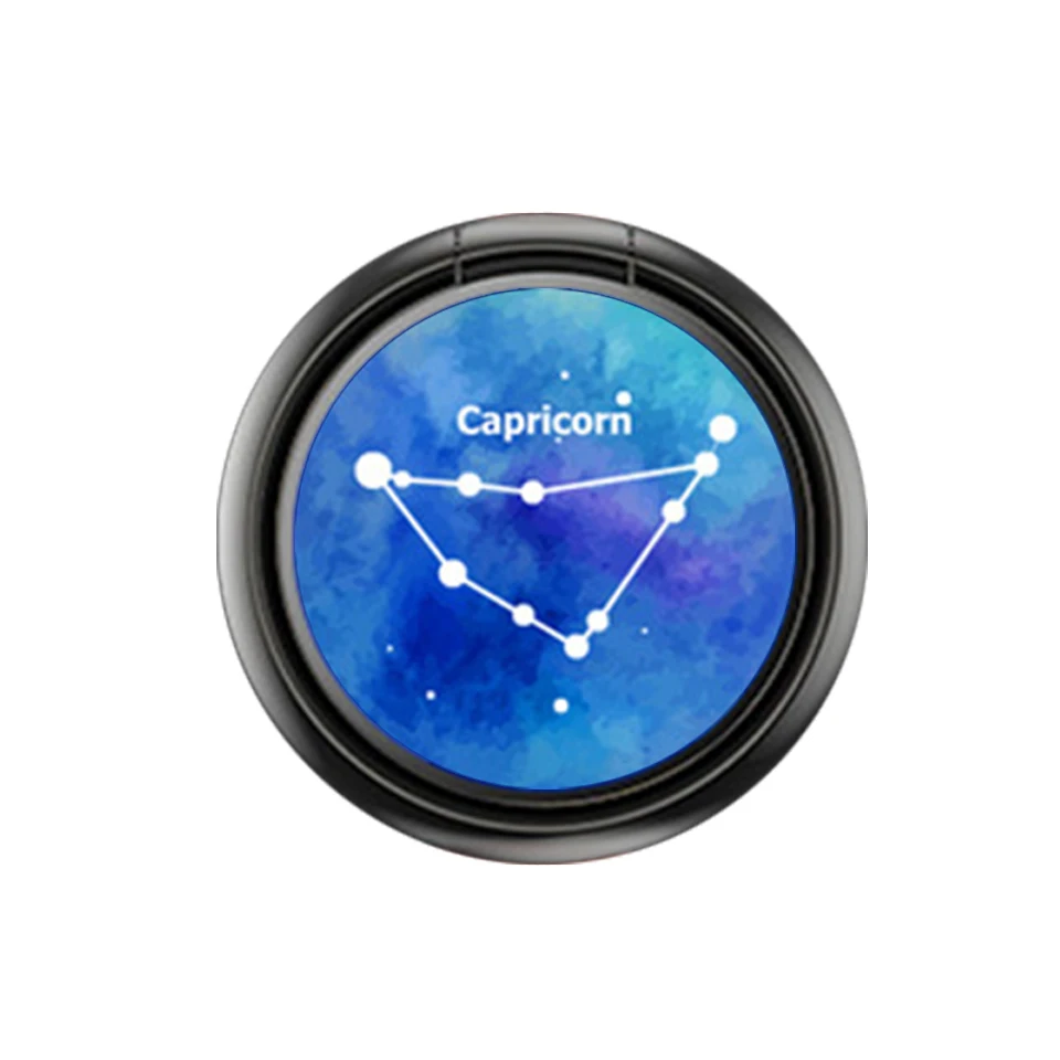 Capricorn Venroii металлическое кольцо-держатель для iPhone XR X 8 7 Plus Магнитный Автомобильный держатель для телефона Подставка на 360 градусов для samsung Xiaomi кронштейн - Цвет: Capricorn