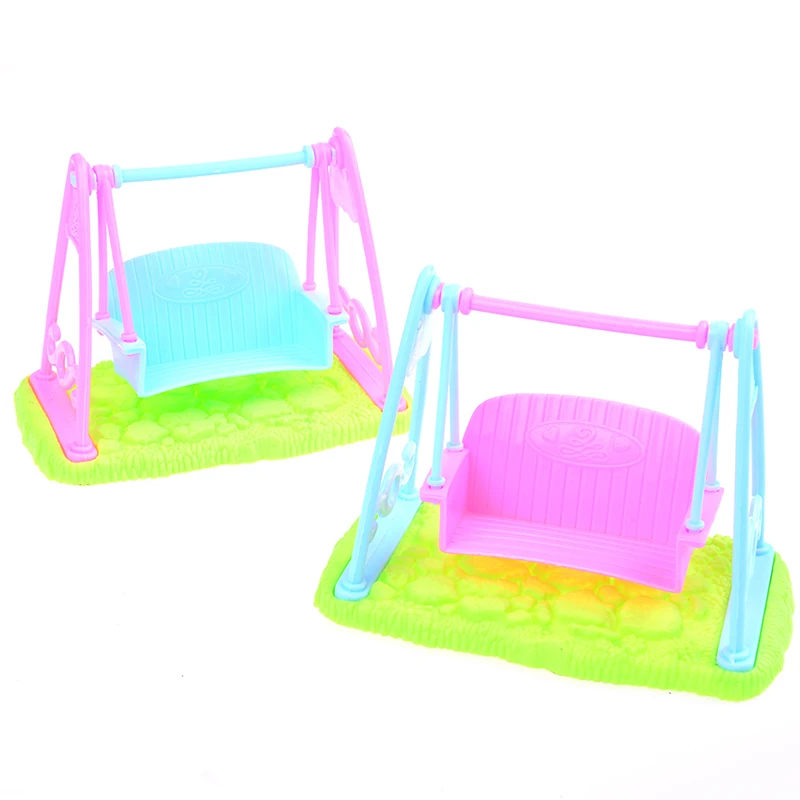 1 шт. милые садовые качели принцессы для кукольного домика мебель кукол игровой