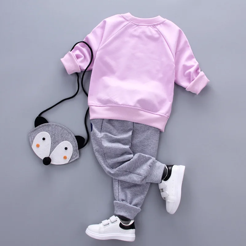 Minnie Mickey Brand Cartoon Kids Boutique Costume Set Boy Sportswear High Quality Baby Girl's Clothes (Clothes + Pants) 2 Pieces | Детская