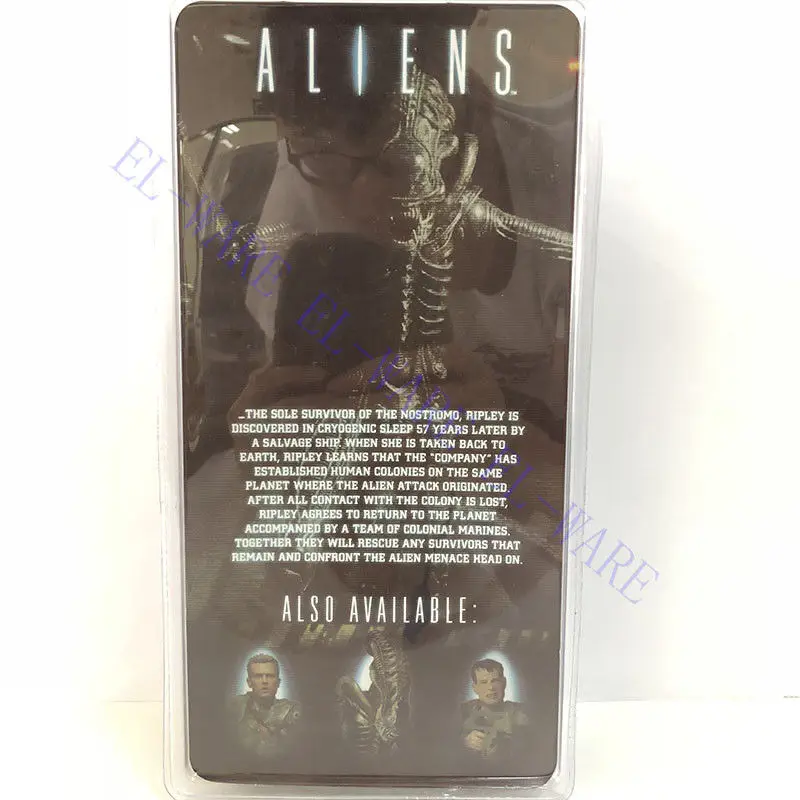 7 дюймов инопланетянин NECA Серия 1 желтый Xenomorph Воин 18 см ПВХ фигурка коллекционная