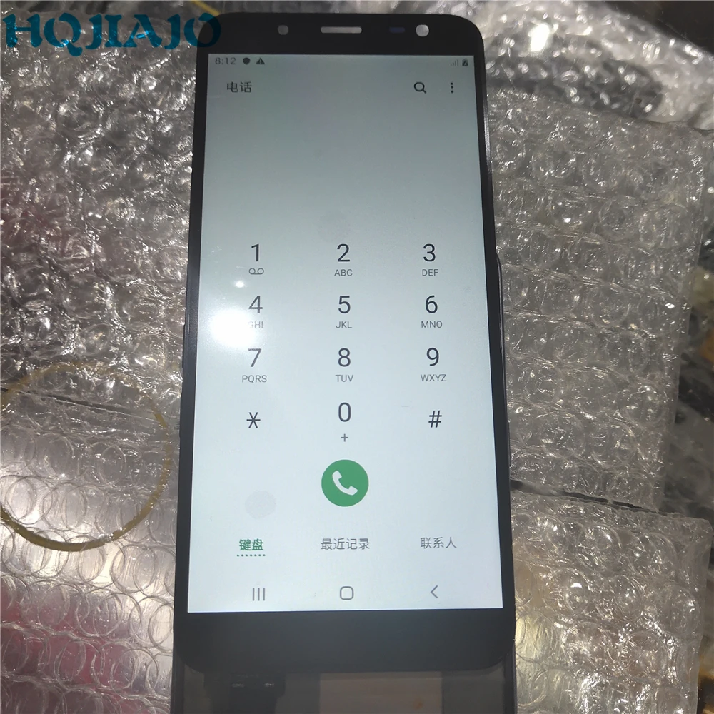 Тест ЖК s экран для samsung J600 J6 Отрегулируйте ЖК-дисплей сенсорный экран дигитайзер в сборе для samsung Galaxy J6 J600F J600G