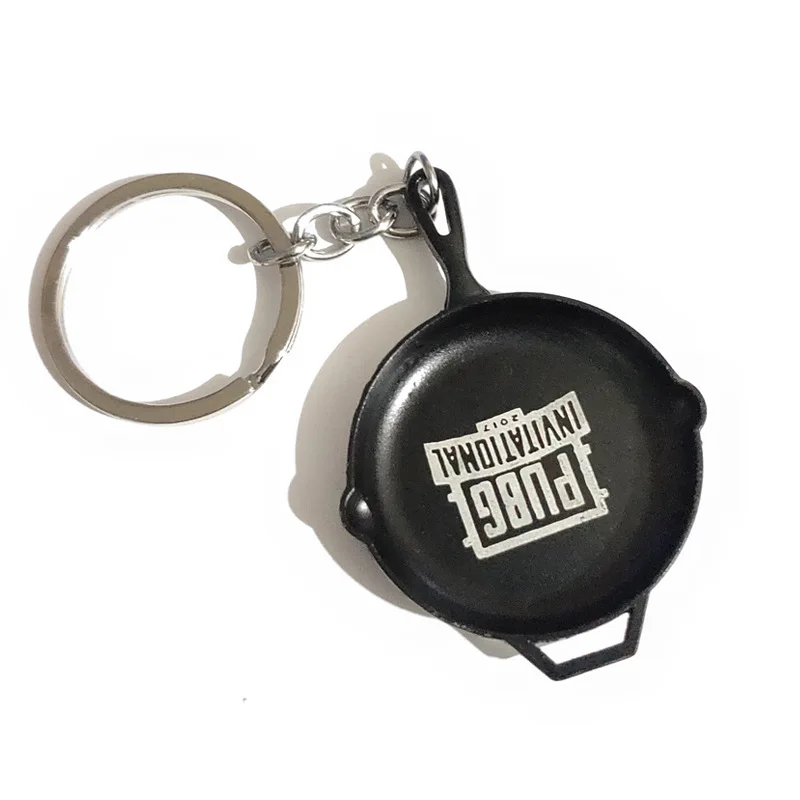 Арбузно-красный Набор брелков PUBG для игры PLAYERUNKNOWN'S BATTLEGROUNDS, брелок для косплея, костюм akm 98 k, модель оружия, брелок для ключей, шлем для - Цвет: Арбузно-красный