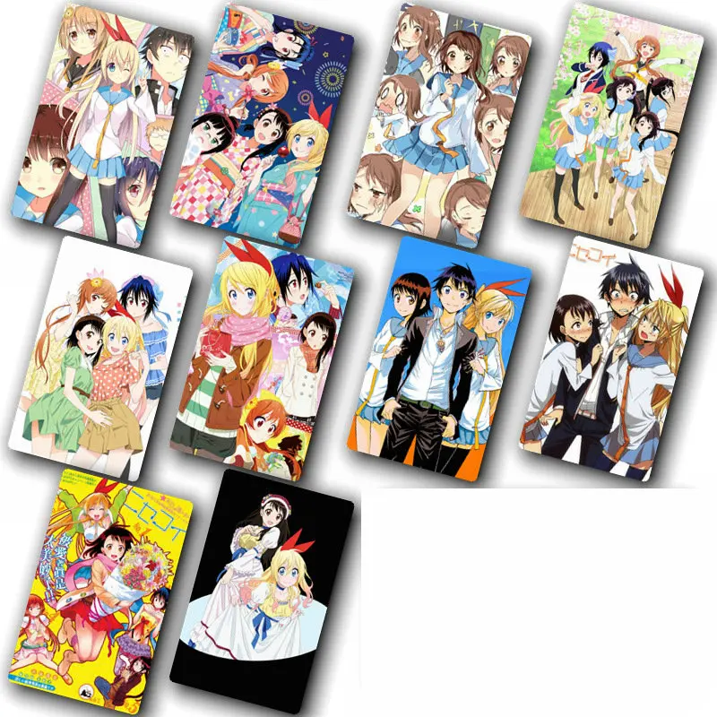 Nisekoi Сексуальная наклейка 100 шт разных стилей Аниме стикер s автобус ID