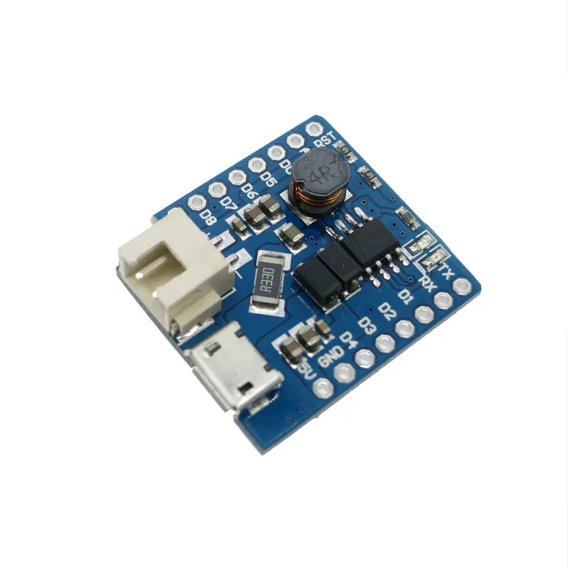 Wemos D1 Мини Защита аккумулятора USB один литиевый аккумулятор Зарядка Boost модуль с