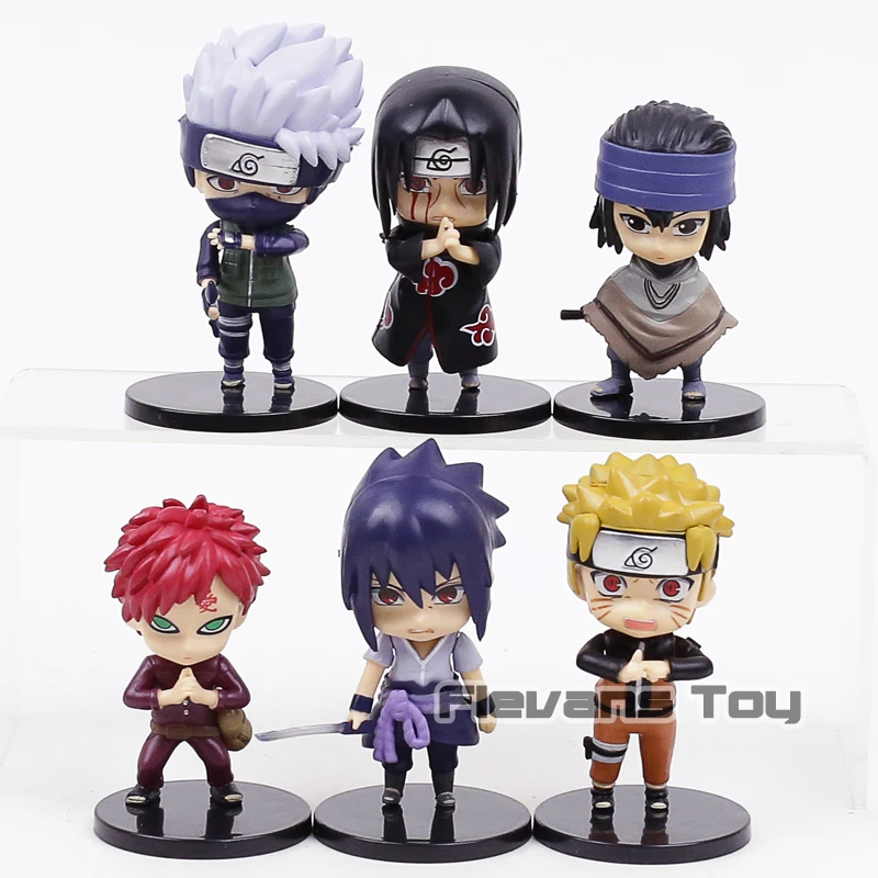 Naruto Shippuden Naruto Хината Сакура Наруто Узумаки Гаара Джирайя Какаши ПВХ Коллекционные Фигурки игрушки 6 шт./компл