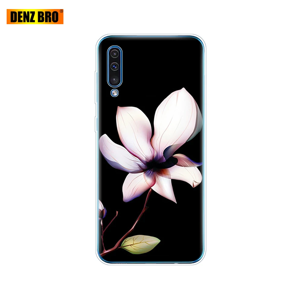 Силиконовый чехол для Samsung Galaxy A50 ТПУ прозрачный телефона A505 A505F SM-A505F мягкий 6 4