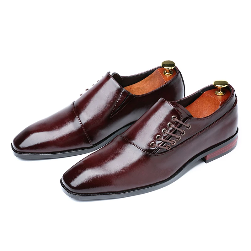 Men's casual leather shoes Men Comfortable flat lace up fashion man shoe for spring plus size 39-48 DD207 DD460 | Обувь