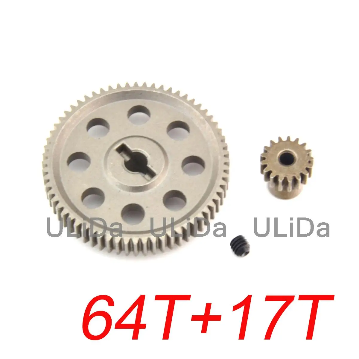 

HSP RC 1/10 11184 & 11119 Differential Steel Metal Main Gear 64T Motor Gear 17T