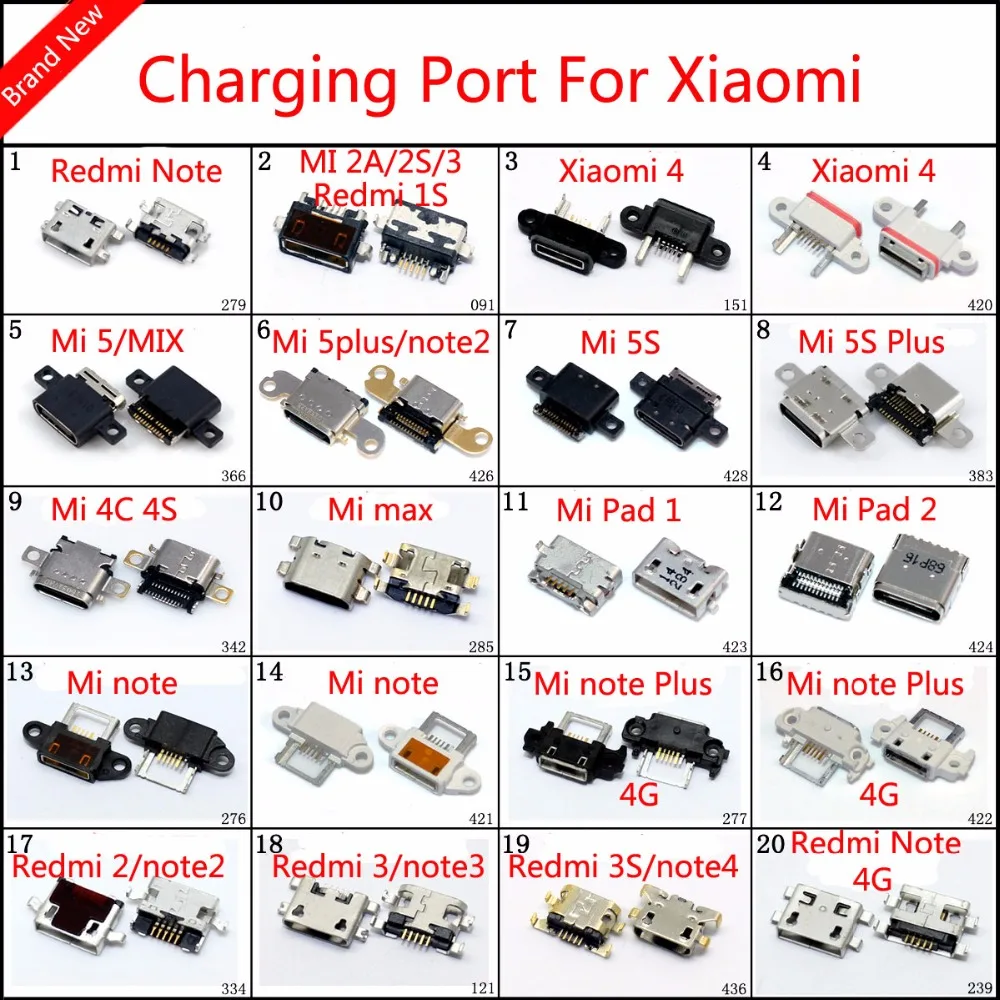 Новинка разъем Micro USB YuXi 1x гнездовой для Xiaomi Mi Pad 1 2 note/ Plus 4G Redmi 3 3s/ note 4 зарядный