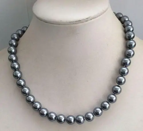 Бесплатная доставка N3440 2 шт. натуральный темно-серый жемчужный корпус из