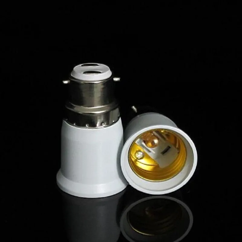 Светодиодная галогенная лампа CFL адаптер B22 к E27 байонетная розетка Edison Fitting Globe