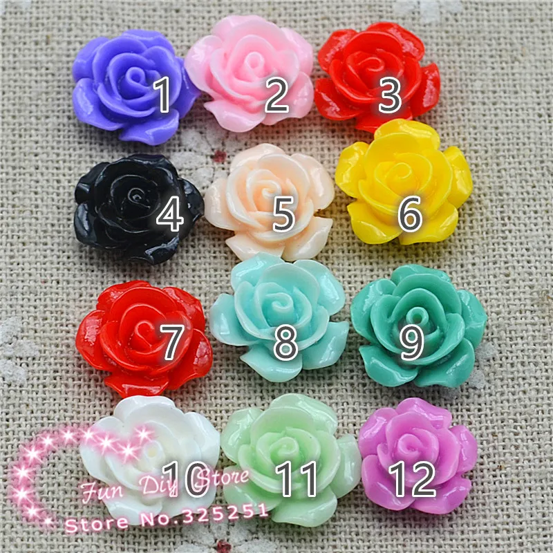 15 мм резиновые головистой формы цветком камелии украшения для скрапбукинга и