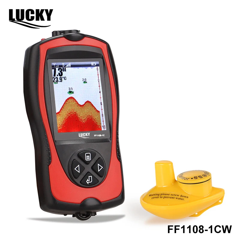 Беспроводной сонар Lucky FF1108-1CW датчик для обнаружения рыбы льда океана лодки