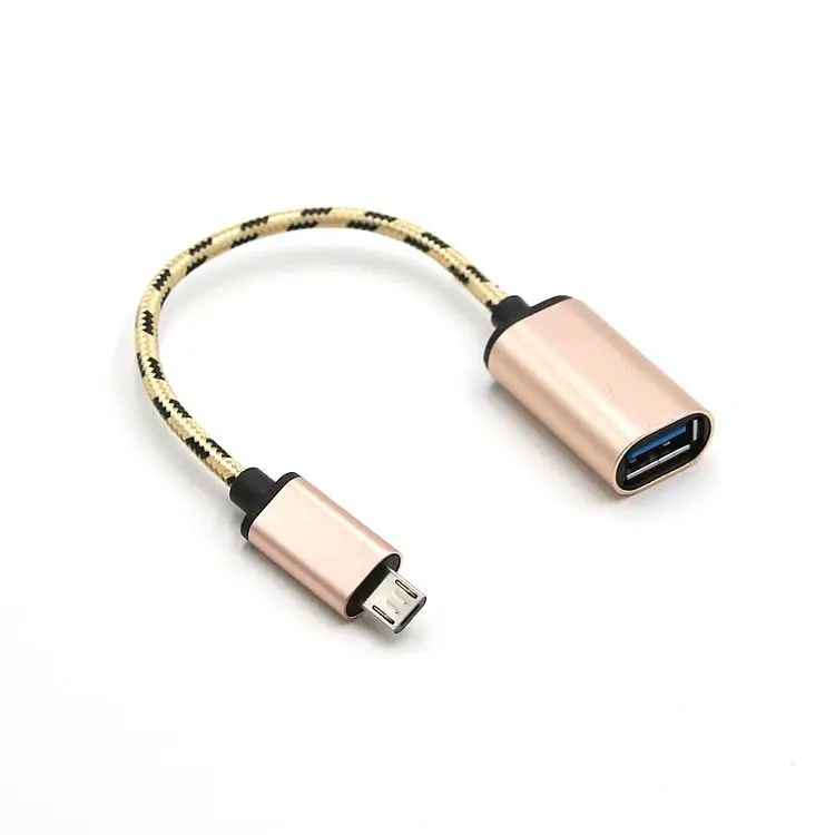 Micro USB к OTG адаптер кабель для телефон планшет ноутбук клавиатура мышь SD кардридер