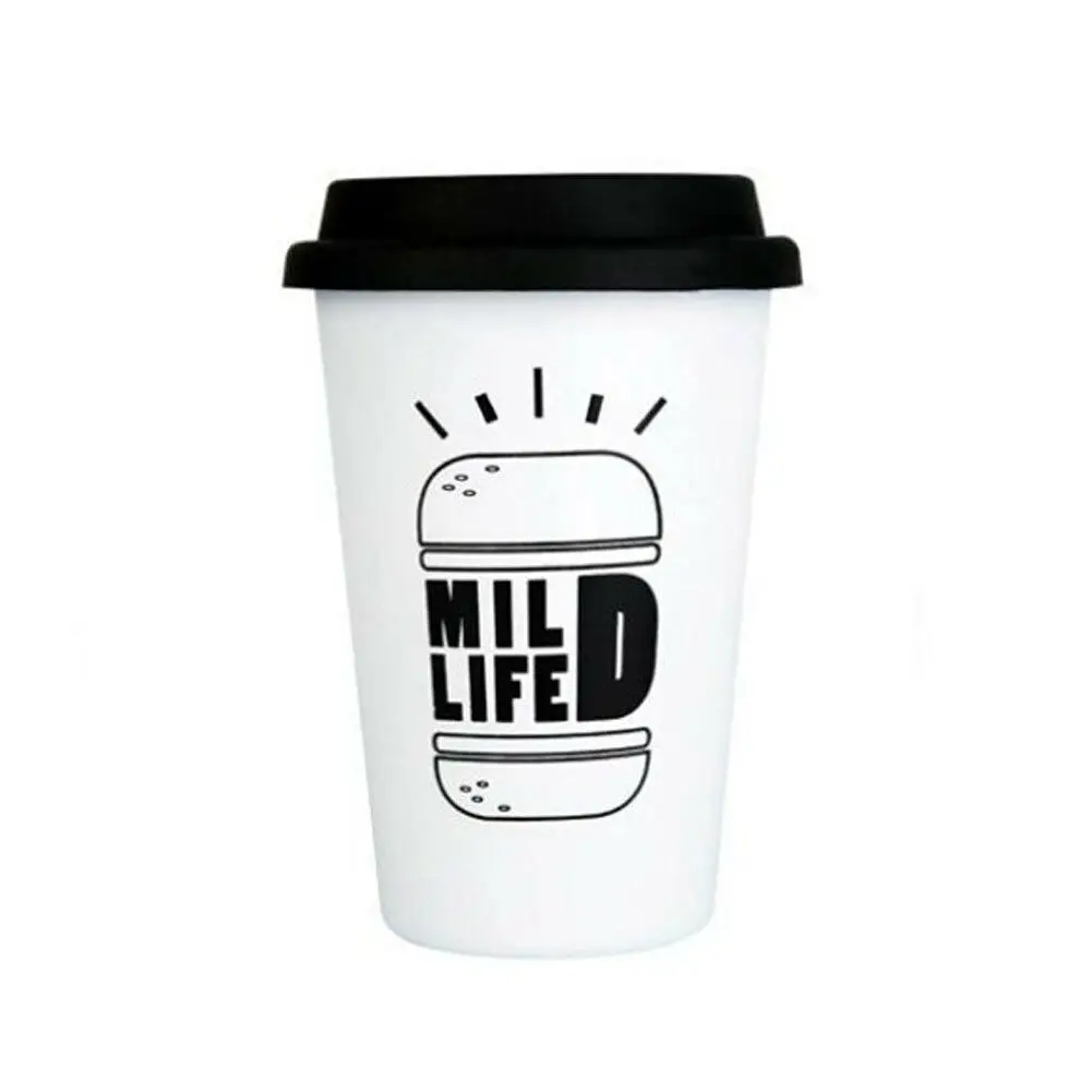 White Style A 500ml 500 мл чашки из нержавеющей стали с силиконовыми крышками питьевые тумблеры Экологичная кружка для путешествий Термокружка Из Нержавеющей Стали на вынос - Цвет: White Style A 500ml
