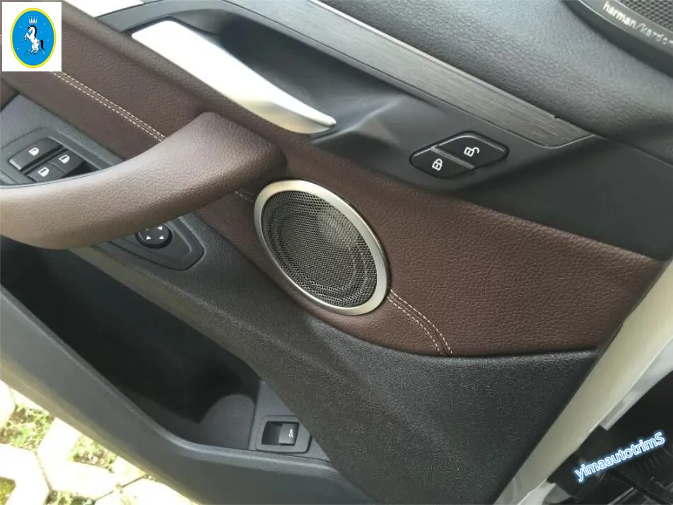 

Lapetus Side Door Speaker Audio Loudspeaker Sound Cover Trim 4 Pcs Interior Fit For BMW 3 Series F30 316i 320i 2013 - 2016 ABS