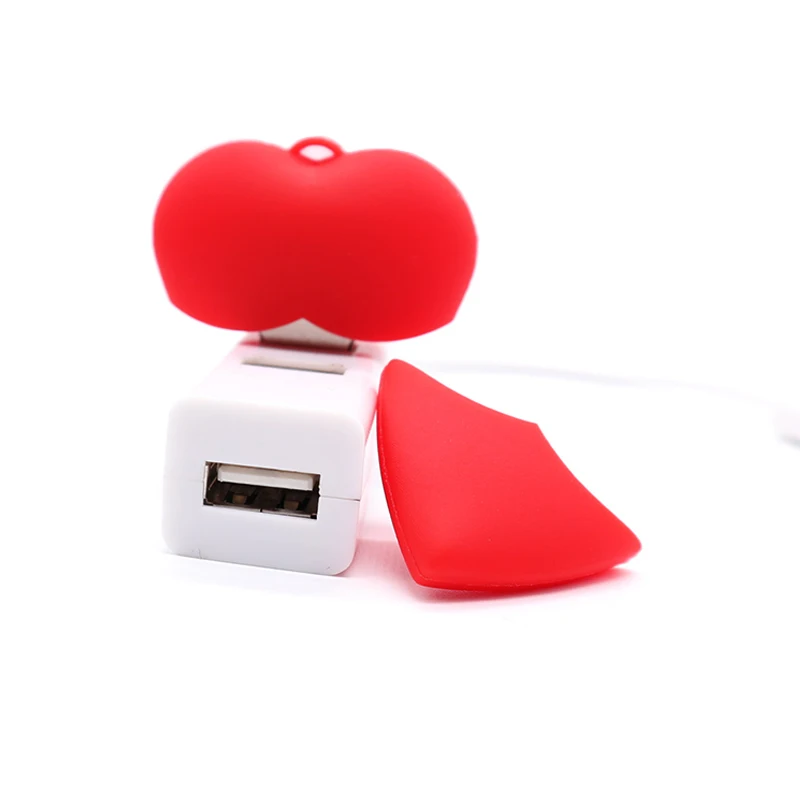USB Стик с мультипликационным принтом любящее сердце карту флэш памяти