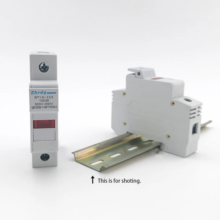 1 шт. предохранитель низкого напряжения держатель 1 P 500-690 V 32A 10X38mm керамический предохранитель держатель с индикатором света для защиты солнечной системы