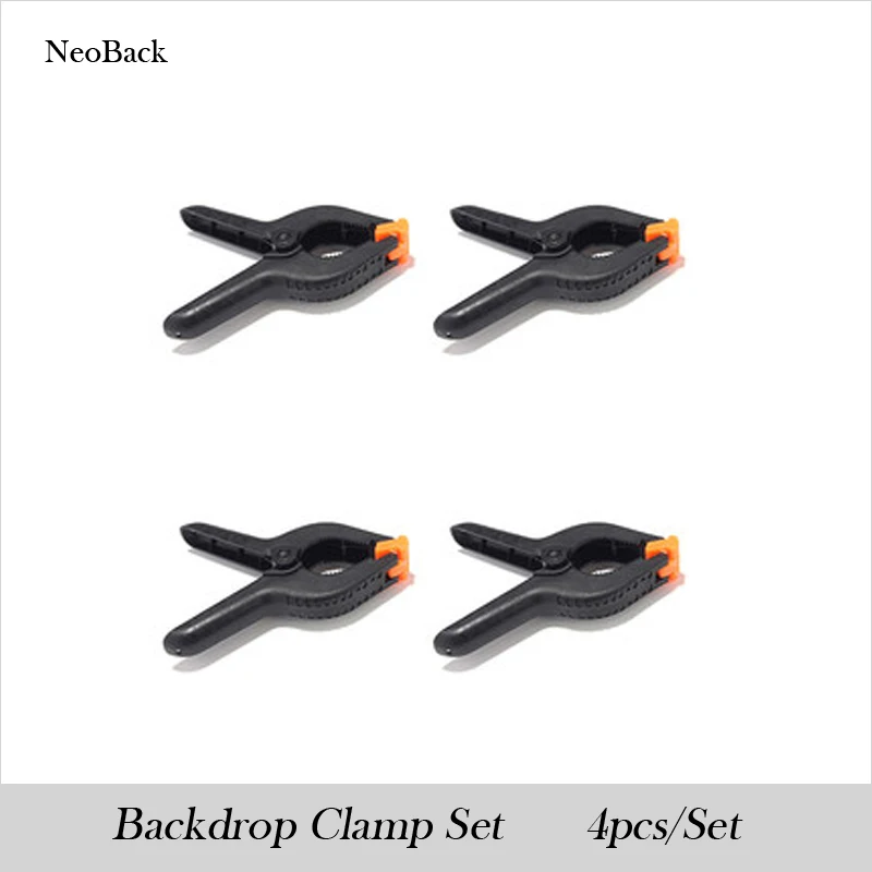 4 шт. дюйма черные пластиковые зажимы для фона из нейлона|background clamp|backdrop setclamps