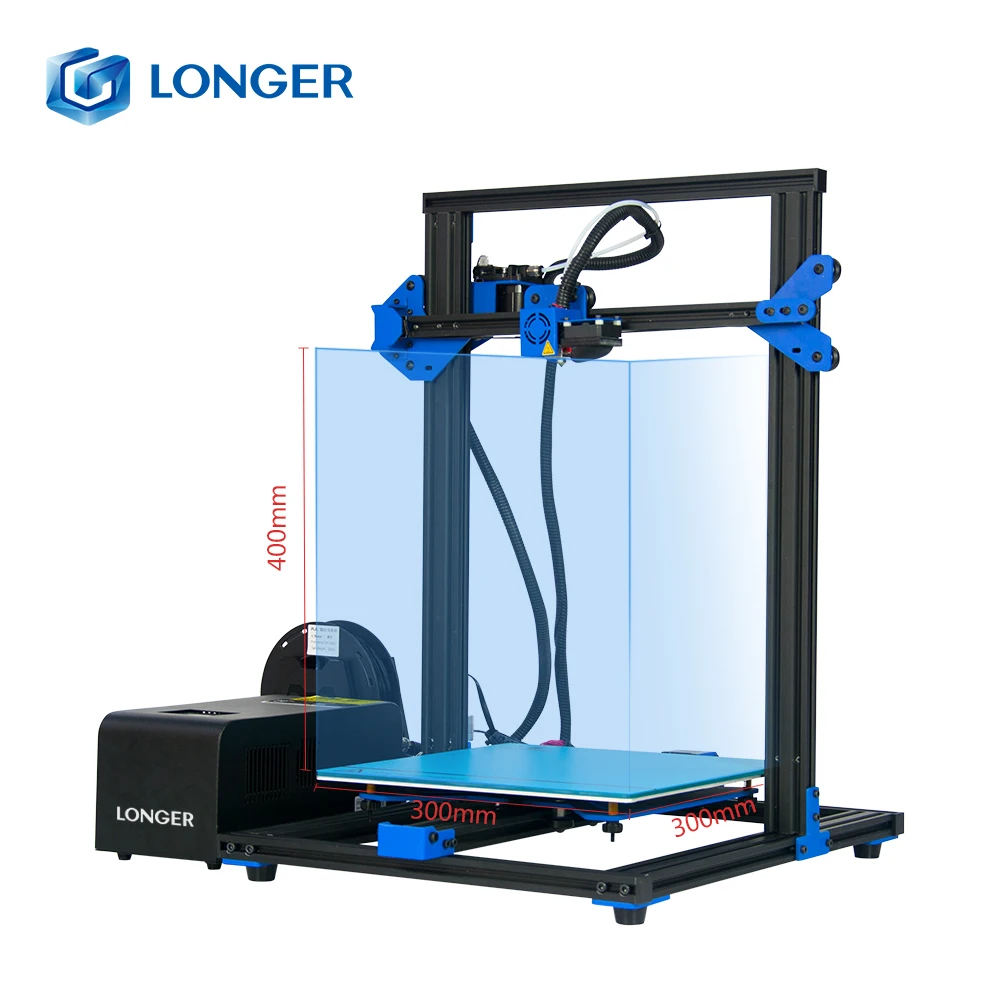 Длиннее LK1 большой размер полная алюминиевая рама 3d принтер Impresora Drucker экструдер собранный
