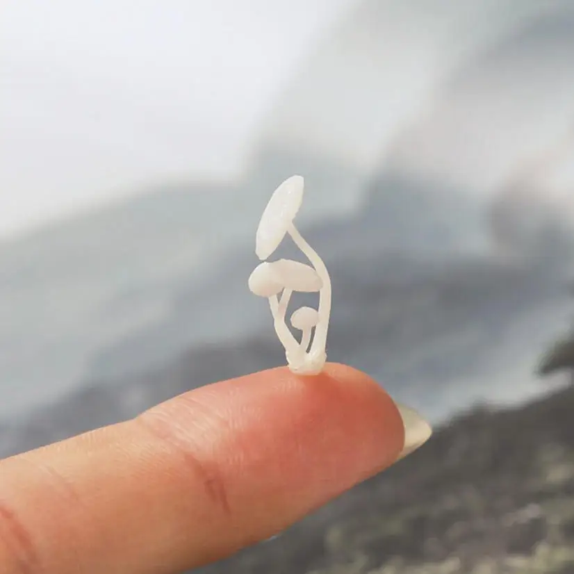 3 шт. смешанные размеры 3D Мини Гриб ювелирные изделия кулон аксессуары DIY каваи