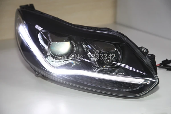 Для FORD для Focus 3 Светодиодные полосы Фары 2012- года V2 Стиль