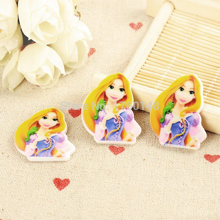 DIY запутанная Фигурка Рапунцель для праздника сада свадьбы украшения плоская