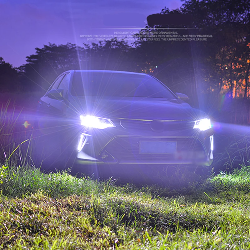 Ownsun орлиные глаза светодиодный проектор Объектив фары для Toyota Camry
