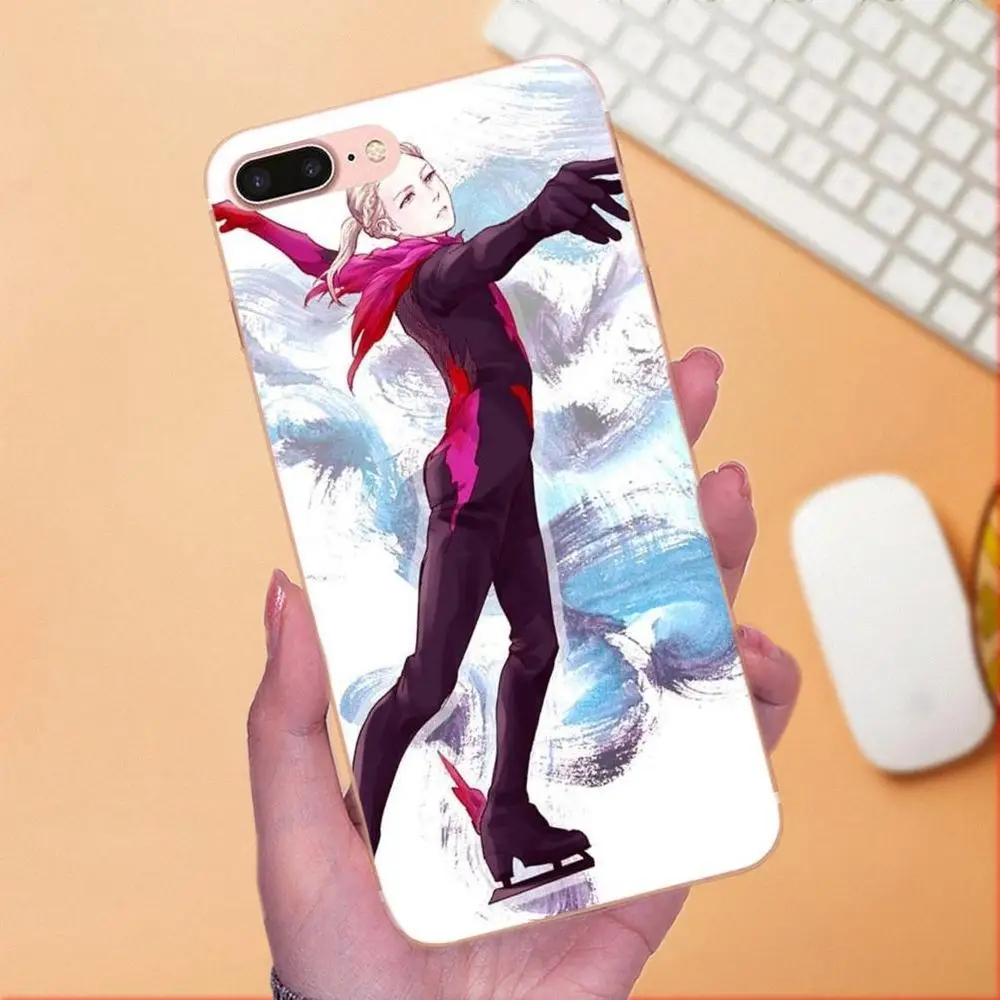 For Apple iPhone 4 4S 5 5C 5S SE 6 6S 7 8 Plus X XS Max XR TPU Cases Covers Ice Skating With Friend Sport | Мобильные телефоны и