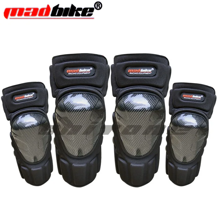 

Комплект из 2 предметов для езды на мотоцикле Madbike, защита из углеродного волокна, защита колена, moto rcycle, joelheira, cross greave motto