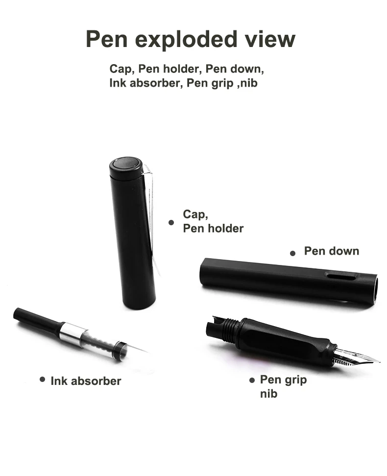 Jinhao 599a ручка для фонтанов чернил стилус вулканизатор Канцелярский подарок