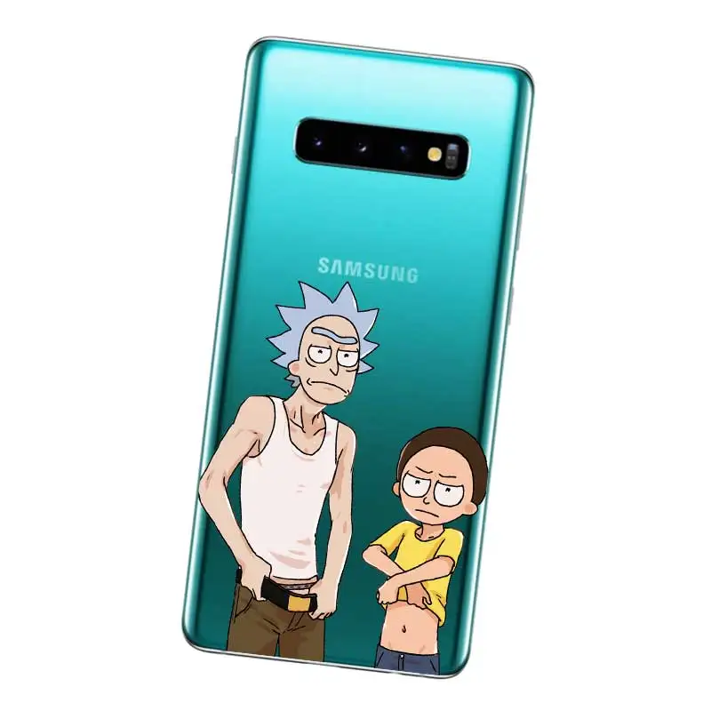 N374 Рик Морти интересные Мягкий ТПУ силиконовый чехол для Samsung Galaxy J2 J3 J4 J5 J6 J7 J8 Pro Plus