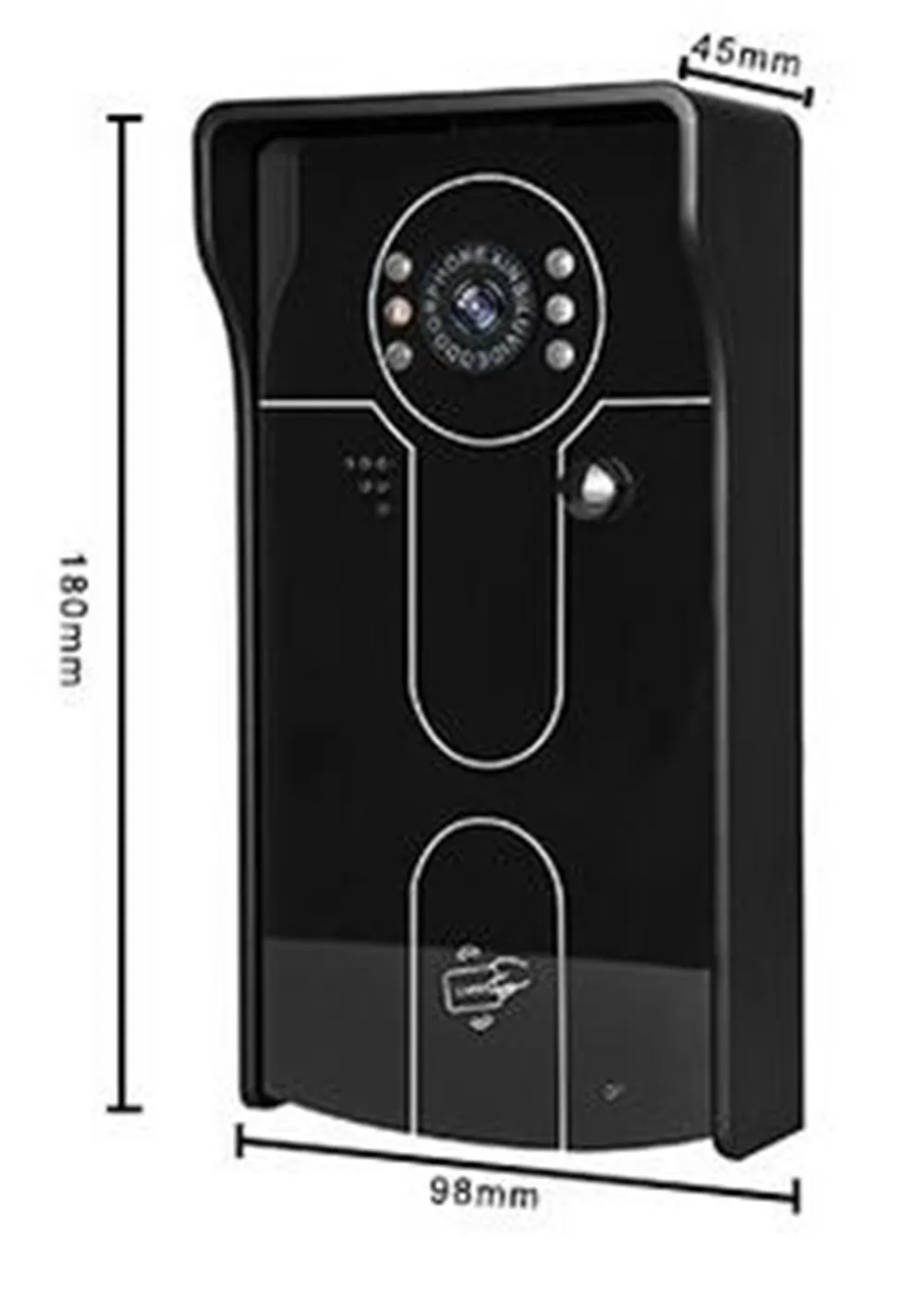 9 дюймовый большой ЖК дисплей Intercom Video Door Phone XSL V90RM IDP|intercom video door phone|video phonedoor phone |