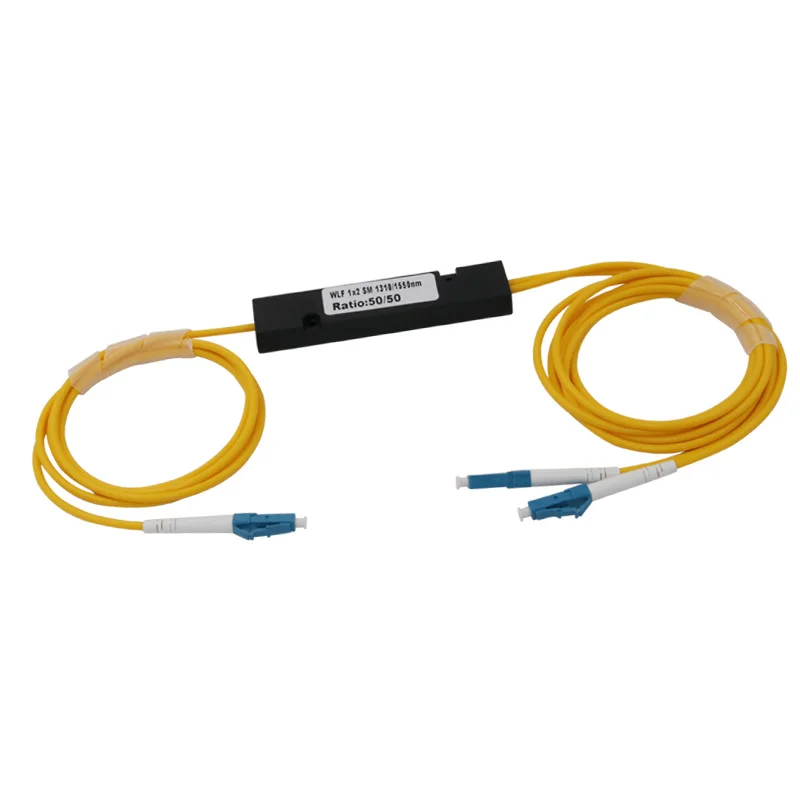 LC UPC MINI PLC 1X 2 одномодовых Сплиттер Волоконно оптический 1x2 pc plc сплиттер/1x2 сплиттер