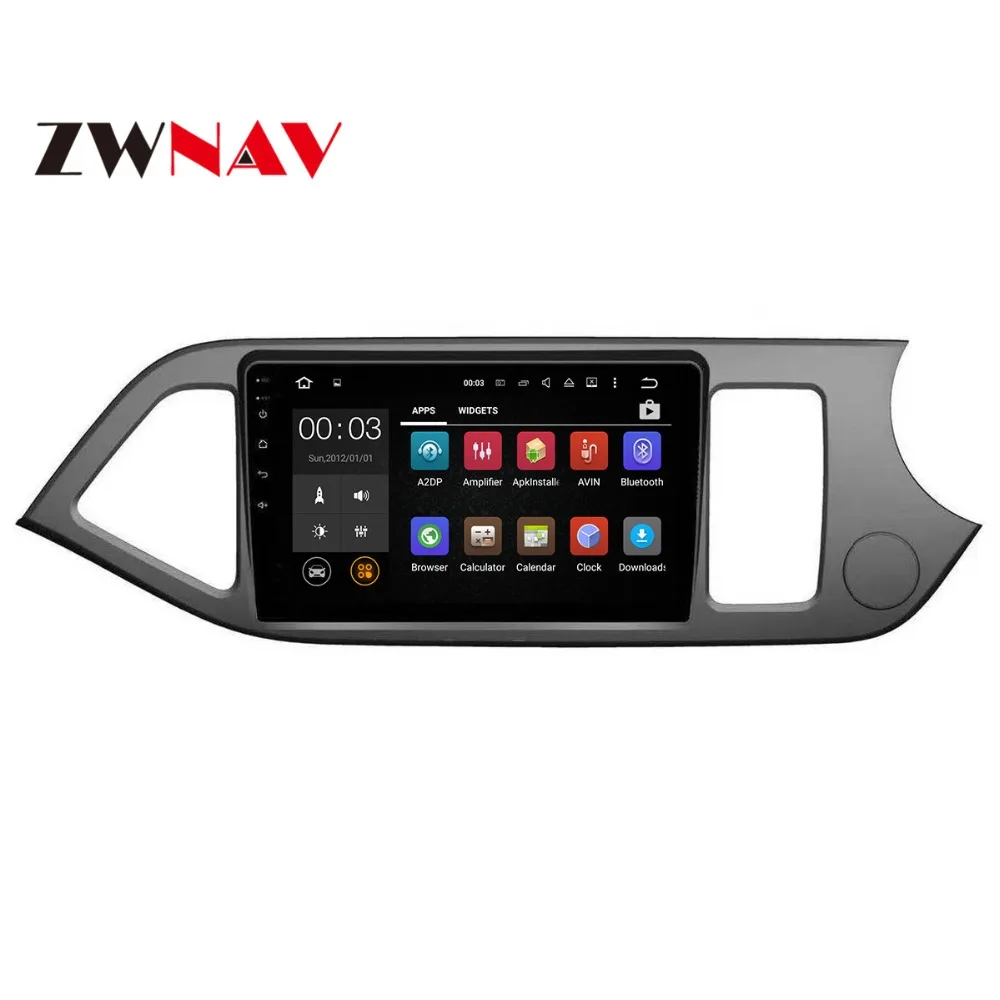 Android 8,1 автомобильный без dvd-плеера gps Навигация стерео радио для KIA PICANTO MORNING 2011 2012 2013 правое вождение