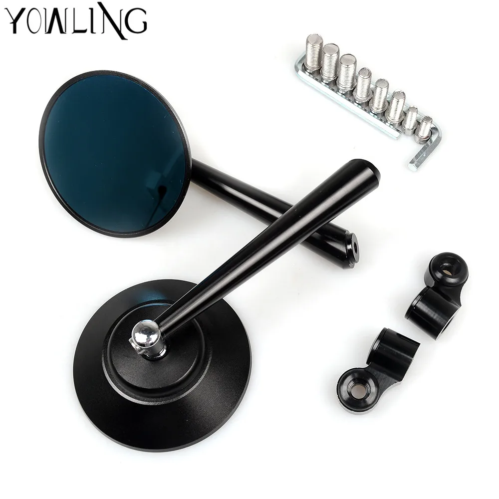 2pcs/Pair Motorcycle Rear View Mirror Motorbike Rearview Mirrors Motocross Back Side ATV Moto Dirt Pit Bike | Автомобили и