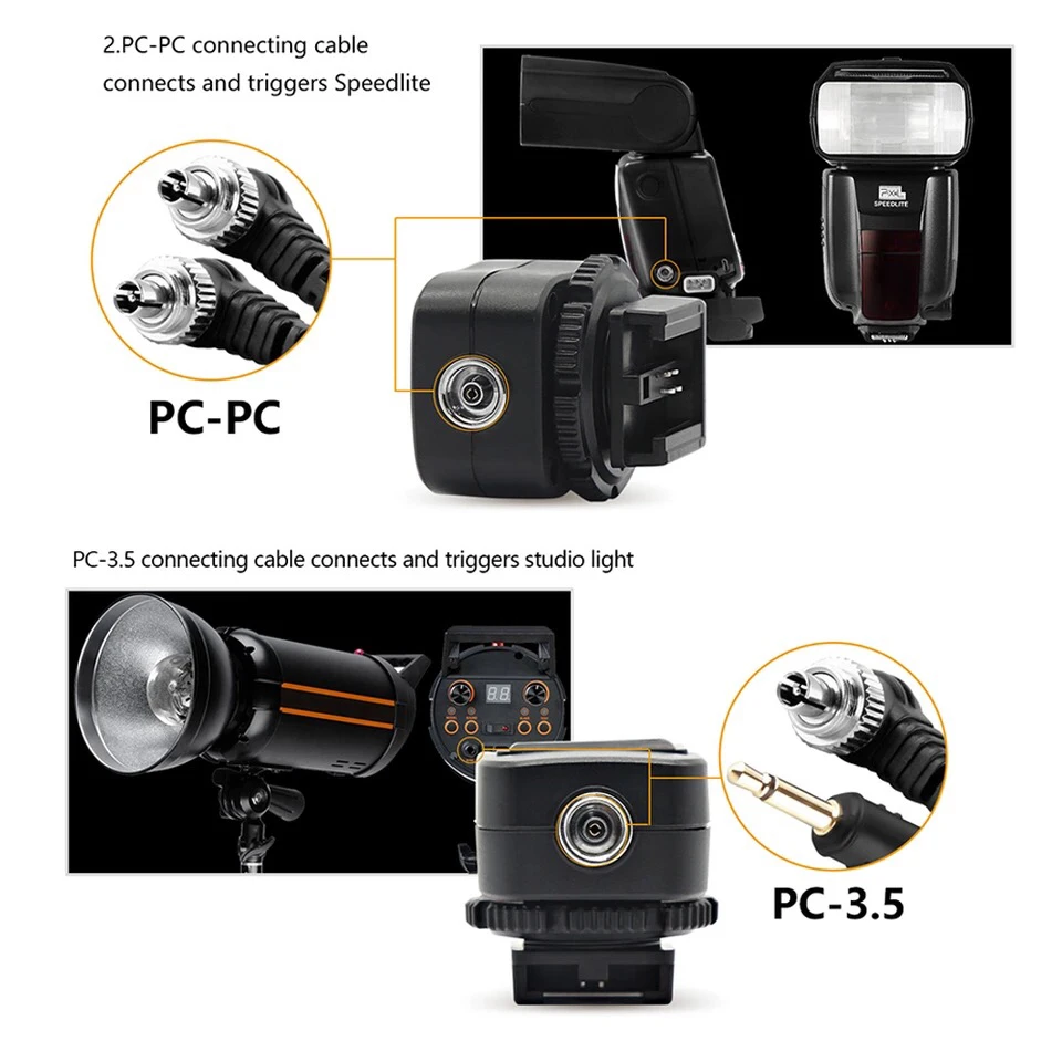 Адаптер для внешней вспышки Pixel TF 336 TTL с разъемом ПК обычной камеры Sony|Аксессуары