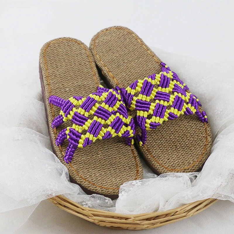 Fandy находит летние тапочки ручной работы для женщин отдыха на плоской подошве