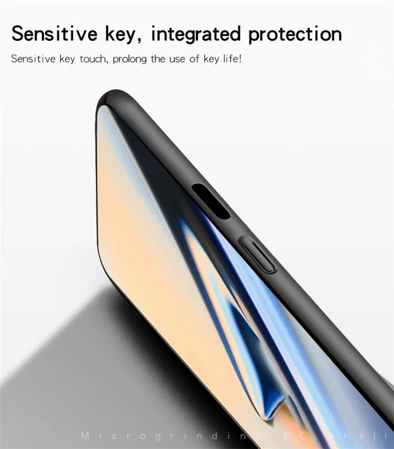 For Oneplus 7 Pro Case Silm Luxury Ultra-Thin Smooth Hard PC Phone Back Cover Fundas |
